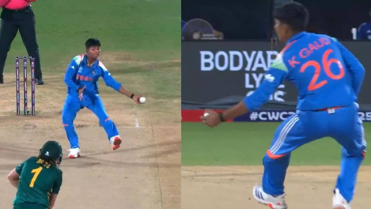 Hand of 'Gaud! Indian seamer grabs a stunner in her follow-through – watch