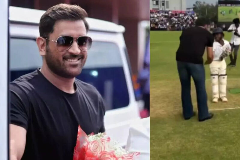 Young Fan Touches MS Dhoni’s Feet—His Humble Response Goes Viral