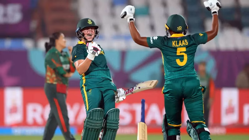 Chloe Tryon & Nadine de Klerk Power South Africa to Thrilling World Cup Win Over Bangladesh
