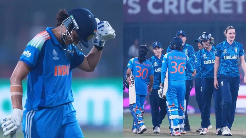 IND Women’s WC Hopes on Brink After 4-Run Loss to ENG