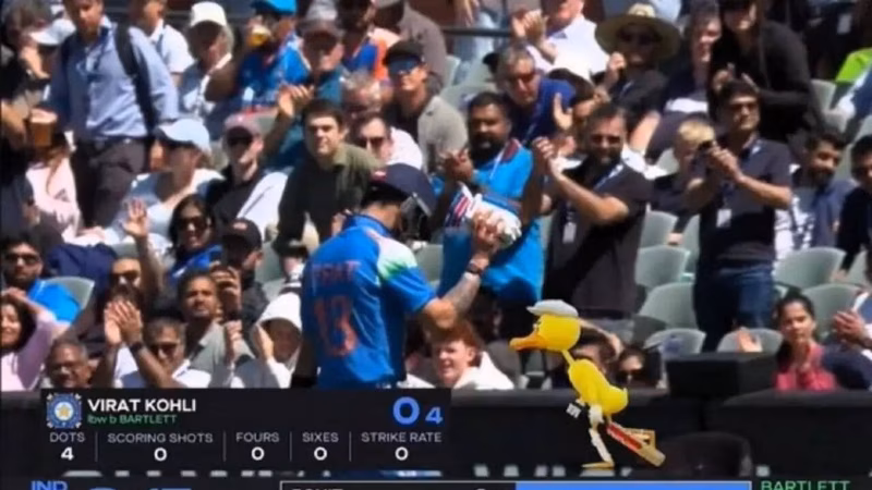 Did Virat Kohli indicate retirement after getting out in Adelaide? Image goes viral