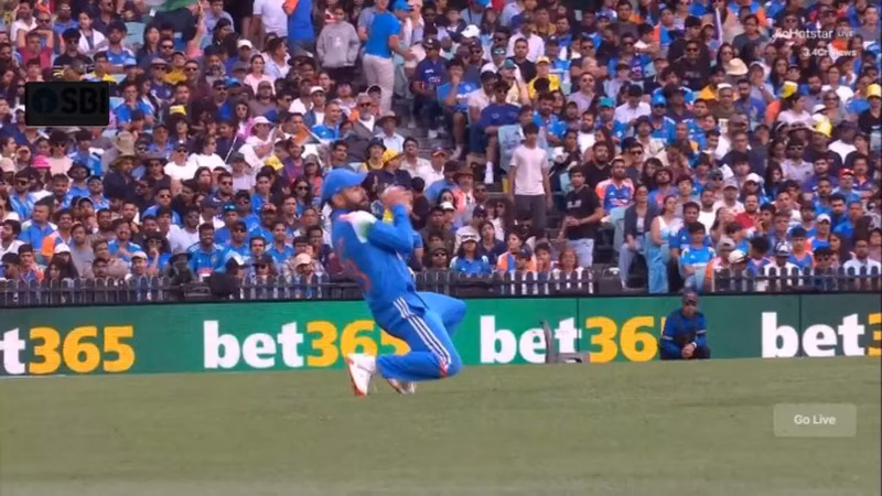 Watch: Kohli takes stunning catch; achieves big fielding milestone