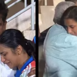 Watch: Tears, smiles and family hugs - Jemimah's emotional moment after win over Australia