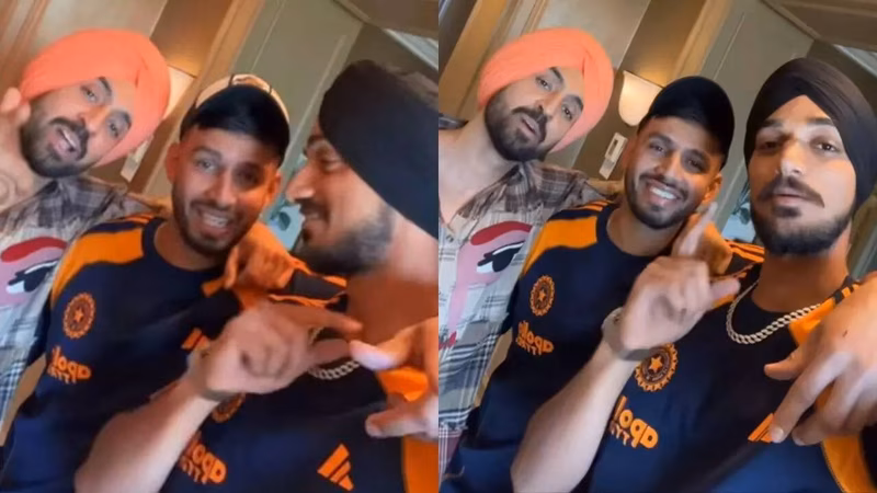 'God bless you all!': Diljit shares hilarious moment with cricketers - Watch