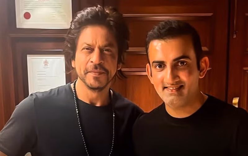'My captain': Shah Rukh Khan's 'I can make you smile' comment for Gambhir goes viral
