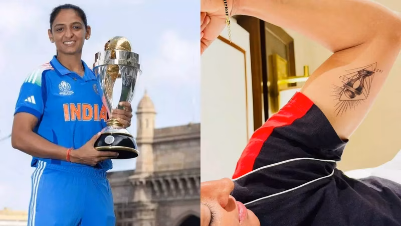 'Forever etched in my skin': Harmanpreet Kaur gets special tattoo after World Cup win