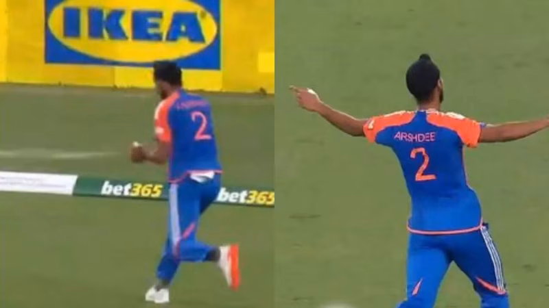 Arshdeep's catch swings momentum in India's favour - Watch