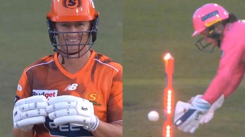 WATCH: Sophie Devine's bizarre stumping leaves fans stunned at WACA