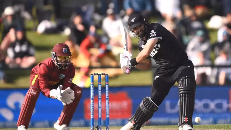 Daryl Mitchell’s century sets up NZ’s narrow win over WI in first ODI