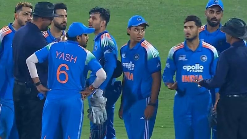 An umpire's error? Why India A's relay catch against Pakistan ruled out