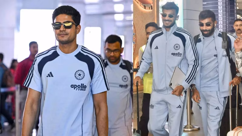 No neck brace for Shubman Gill! Team India arrive in Guwahati - watch