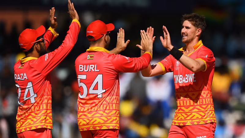 Zimbabwe crush Sri Lanka by 67 runs as Raza, Evans lead historic T20I win