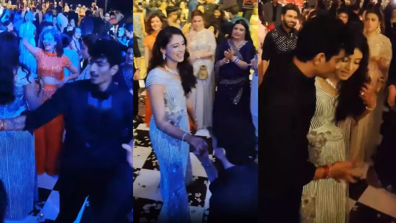 Palash Muchhal surprises Smriti Mandhana mid-dance with heartwarming gesture - watch