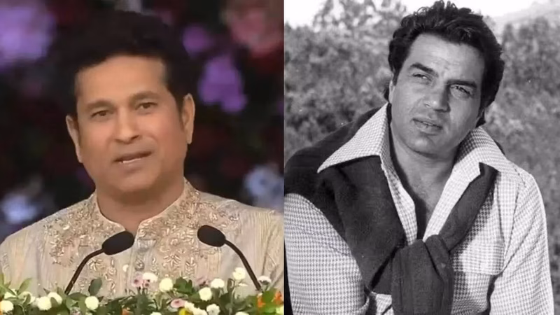'10 kilo khoon kam ho gaya': Sachin pays tribute to Dharmendra; mourns actor's demise