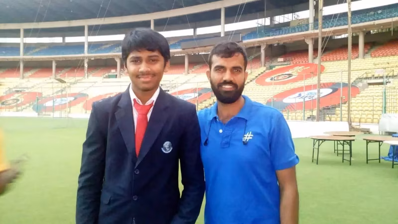 Making of Smaran R: How coach Zabiulla transformed a hyper-active kid into an all-format talent