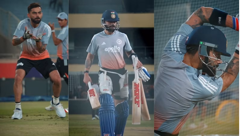 'Tagda maar diya': Virat Kohli’s explosive shot leaves Pant speechless - Watch