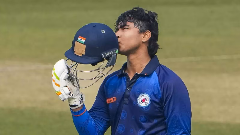 Three T20 tons in 16 inns for Suryavanshi, but not a record — who got there in even fewer innings?