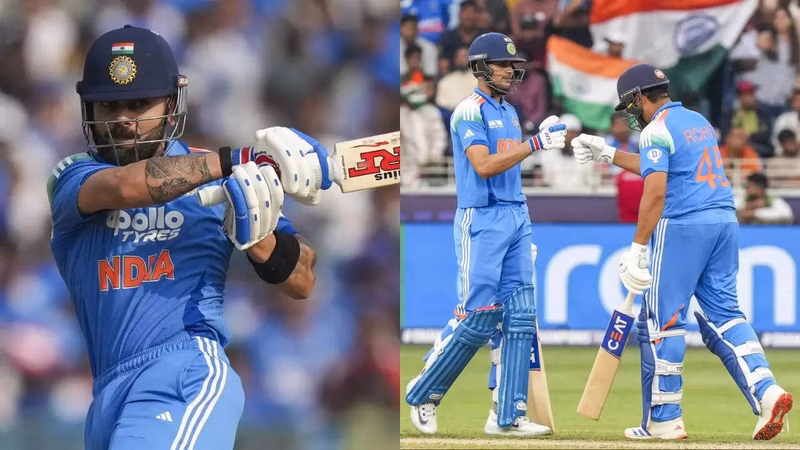 Kohli surpasses Gill, inches closer to Rohit's ICC honour