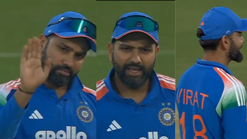 'Chal waps ja!': Kuldeep gets schooled by Rohit and Kohli during DRS drama - Watch