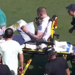 Chaos in Wellington! NZ pacer rushed to hospital after nasty injury