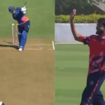 Nitish Reddy claims hat-trick in SMAT; dismisses RCB captain - Watch