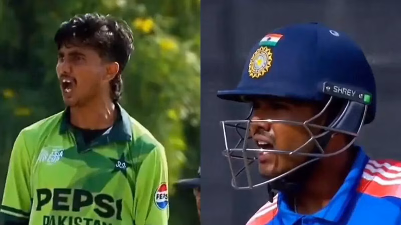 IND vs PAK final: Heated! Mhatre confronts Pakistan bowler – Watch