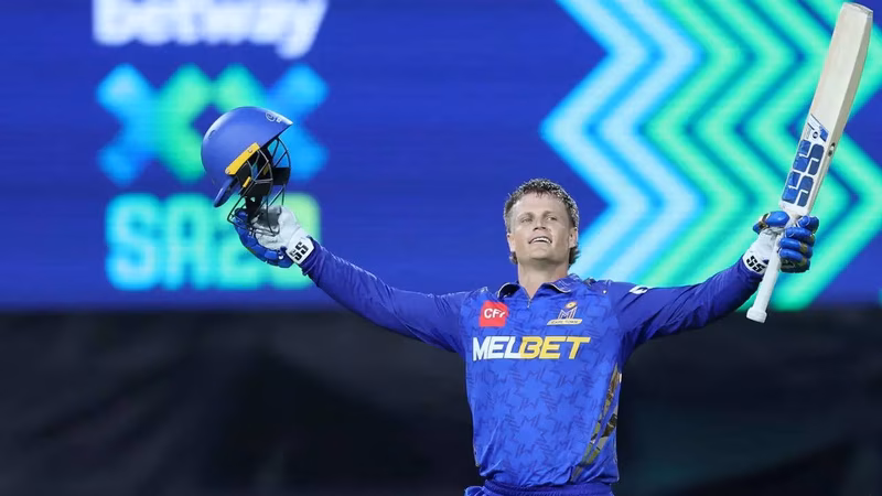 Ryan Rickelton’s record ton powers MI Cape Town past Joburg Super Kings