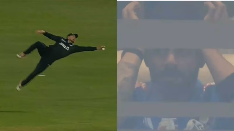 Phillips defies physics at point; Kohli can’t believe his eyes - Watch