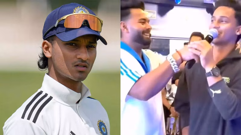 Ayush Badoni sings on Rishabh Pant's request; video goes viral - WATCH